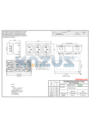 742W1512 datasheet - AC RECEPTACLE