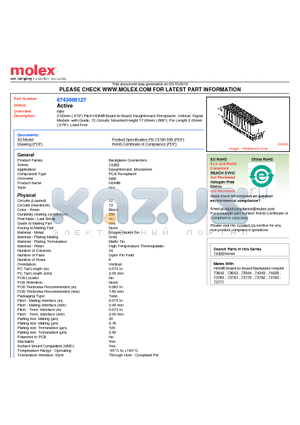 74300-0127 datasheet - 2.00mm (.079