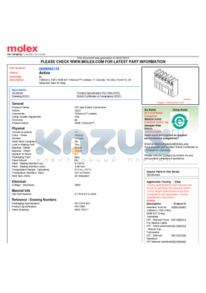 A-7674-D11L102A datasheet - 3.96mm (.156