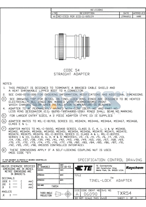 003439-000 datasheet - TINEL-LOCK ADAPTER