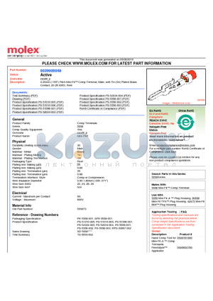 0039000048 datasheet - 4.20mm (.165