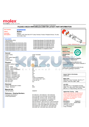 0039000059 datasheet - 4.20mm (.165