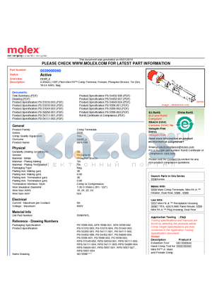 0039000060 datasheet - 4.20mm (.165