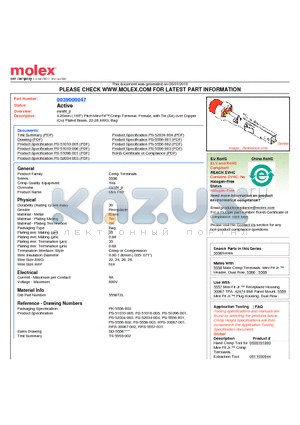 0039000047 datasheet - 4.20mm (.165