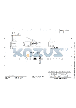 A-MO-6-4-SF datasheet - 6P4C PLUG FOR FLAT CABLE