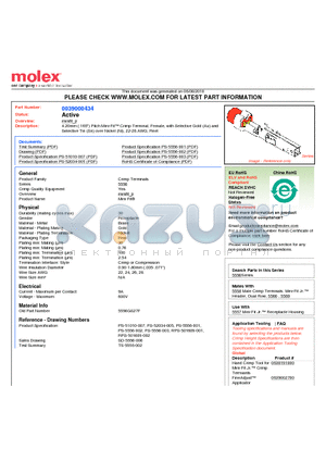 0039000434 datasheet - 4.20mm (.165