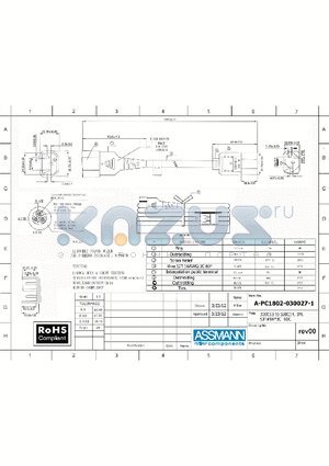 A-PC1802-030027-1 datasheet - 320C13 TO 320C14