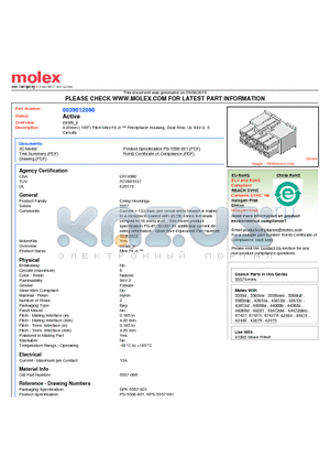 0039012060 datasheet - 4.20mm (.165