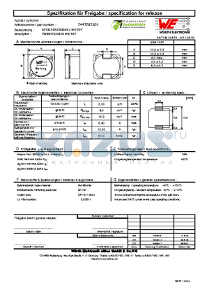7447797250 datasheet - POWER-CHOKE WE-PDF