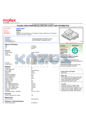 0039014051 datasheet - 4.20mm (.165