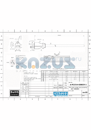 A-PC2314-030029-1 datasheet - 5-15P TO OPEN, 3M