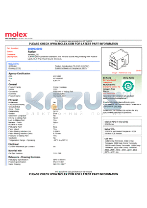 0039036060 datasheet - 2.36mm (.093