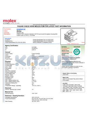 0039036124 datasheet - 2.36mm (.093