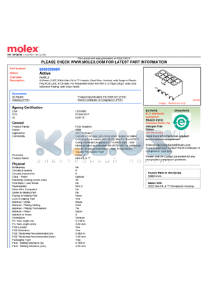 0039299084 datasheet - 4.20mm (.165