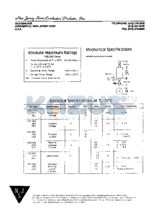 5082-2810 datasheet - Absolute Maximum Ratings