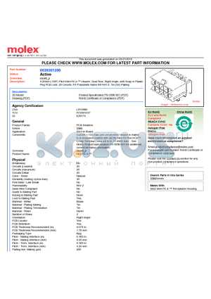 0039301200 datasheet - 4.20mm (.165