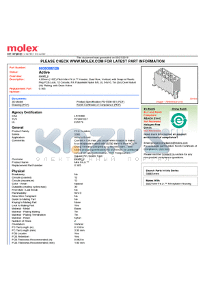 0039306128 datasheet - 4.20mm (.165