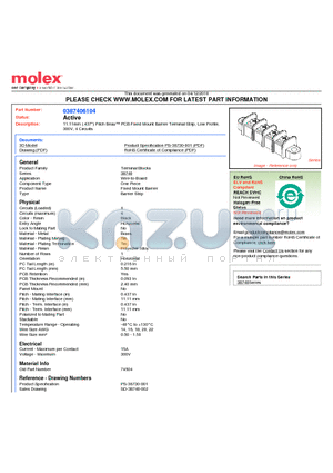 74504 datasheet - 11.11mm (.437