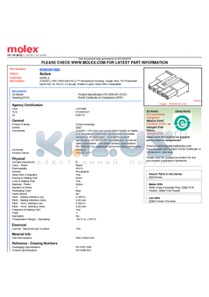 0050361682 datasheet - 4.20mm (.165