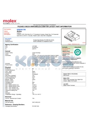 0050361746 datasheet - 4.20mm (.165