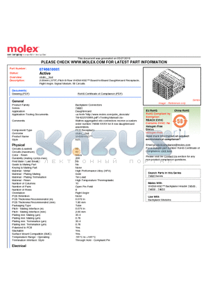 74681-0001 datasheet - 2.00mm (.079