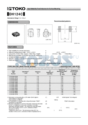 1010ASW-6R2M datasheet - High Reliability Fixed Inductors for Surface Mounting