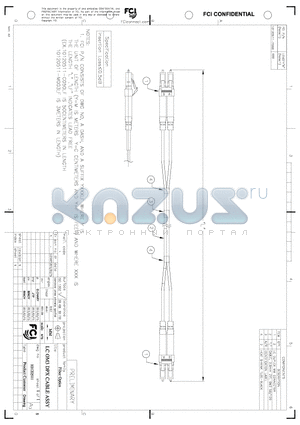 10120511 datasheet - LCOM3 DPX CABLE ASSY