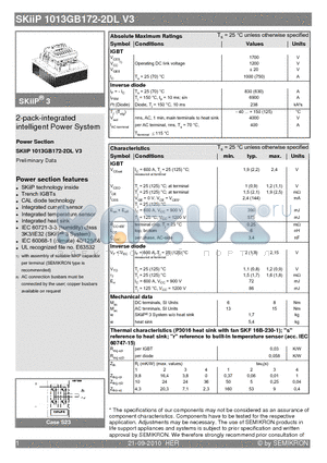 1013GB172-2DLV3 datasheet - 2-pack-integrated