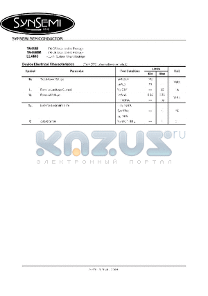 1N4448 datasheet - SMALL SIGNAL DIODE