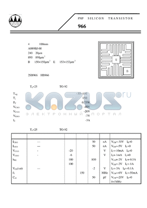 A089BJ-00 datasheet - PNP SILICON TRANSISTOR