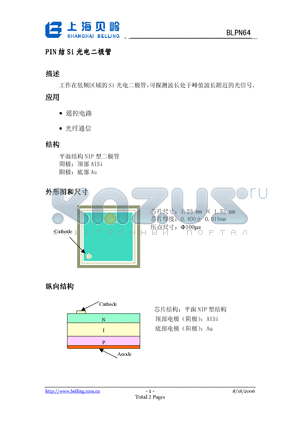 BLPN64 datasheet - BLPN64