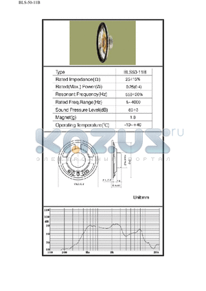 BLS50-11B datasheet - BLS50-11B