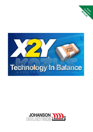 101X18W223MV4E datasheet - X2Y^ FILTER & DECOUPLING CAPACITORS