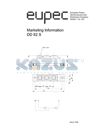 DD82S datasheet - Marketing Information