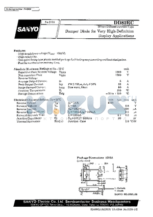 DD82RC datasheet - Damper Diode for Very High-Definition Display Applications