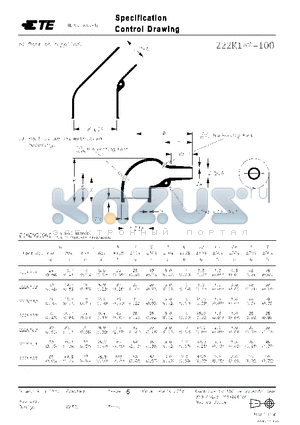 007967-000 datasheet - Specification Control Drawing