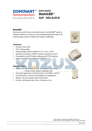 DDG-GJ datasheet - LED