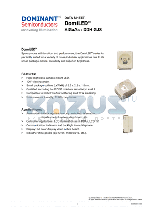 DDH-GJS-M1 datasheet - LED