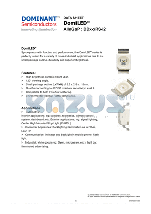 DDO-CRS-LM2-1-I2 datasheet - High brightness surface mount LED