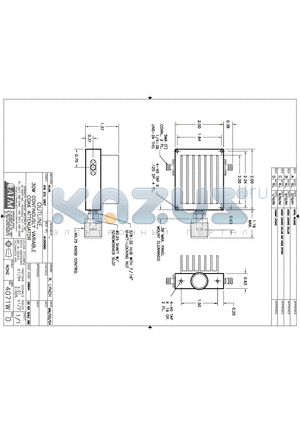 AH30V08X datasheet - OUTLINE, 30W CONTINOUSLY VARIABLE COAX ATTENUATOR