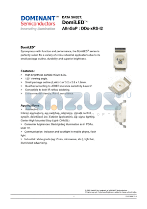 DDS-CRS-J2L1-1-I2 datasheet - High brightness surface mount LED