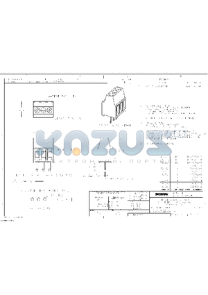 282834-3 datasheet - TERMINAL BLOCK PCB MOUNT SIDE WIRE ENTRY STACKING 2.54mm PITCH