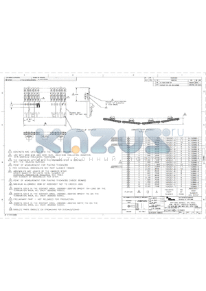 103960-1 datasheet - RCPT ASSY, AMPMODU MTE, SINGLE ROW, .100 C/L, LATCHED & POLARIZED, FOR 26-30 AWG WIRE SIZE, STRIP FORM