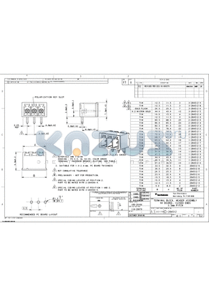 284512-4 datasheet - TERMINAL BLOCK HEADER ASSEMBLY 90  CLOSED ENDS, 3.5mm PITCH