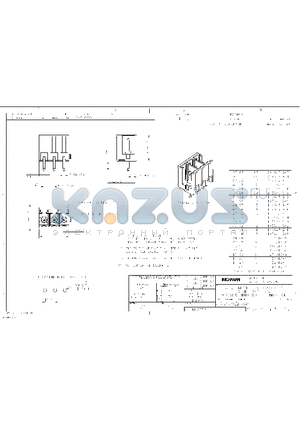 284518-2 datasheet - TERMINAL BLOCK HEADER ASSEMBLY STRAIGHT OPEN ENDS, STACKING W/INTERLOCK, 3.81mm PITCH