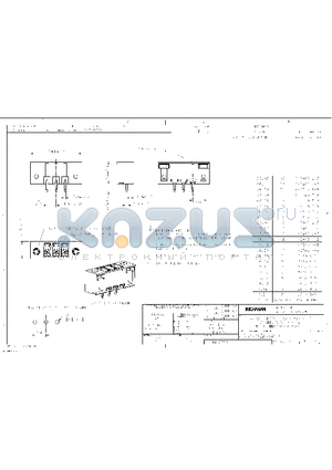 284519-4 datasheet - TERMINAL BLOCK HEADER ASSEMBLY STRAIGHT, 3.81mm PITCH WITH THREADED FLANGE