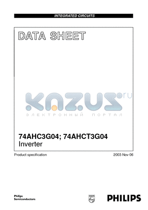 74AHC3G04DC datasheet - INVERTER