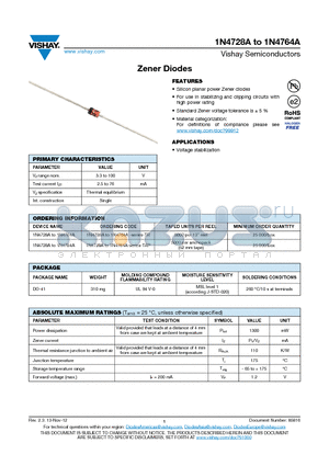 1N4748A-TAP datasheet - Zener Diodes