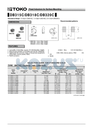 A1109AS-H-1R6N datasheet - Fixed Inductors for Surface Mounting