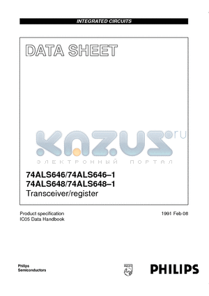 74ALS648D datasheet - Transceiver/register